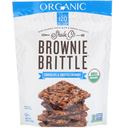 Sheila G's, Organic, Brownie Brittle, Chocolate & Toasted Coconut, 5 oz (142 g)