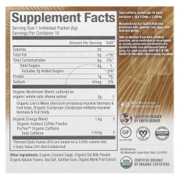 Om Mushrooms, Смесь грибов Superfood, кофе латте, 10 пакетиков по 8 г (0,28 унции)