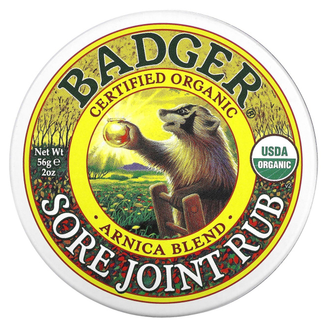 Badger Company, Sore Joint Rub, смесь арники, 56 г