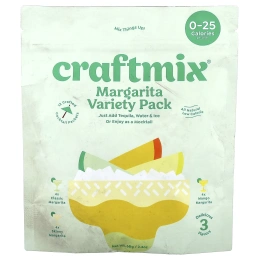 Craftmix, Margarita, ассорти вкусов, 12 пакетиков по 68 г (2,4 унции)