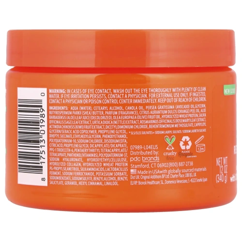 Cantu, Avocado Hydrating, восстанавливающий несмываемый крем, 340 г (12 унций)