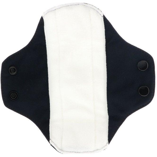 Charlie Banana, Ежедневные прокладки, черные, 3 прокладки + 1 эко-сумка