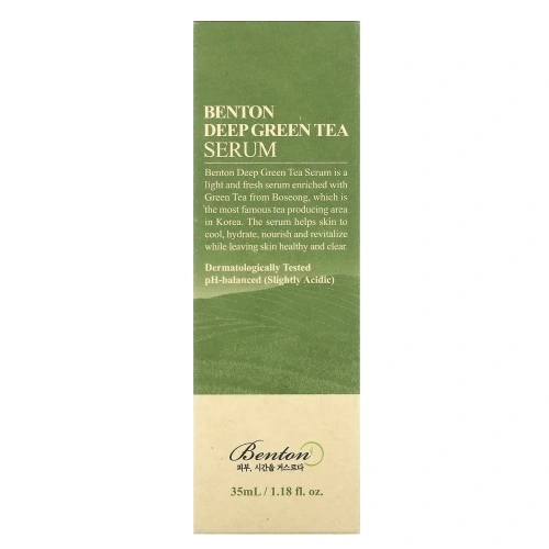 Benton, Сыворотка с глубоким зеленым чаем, 30 мл (1,01 жидк. Унции)