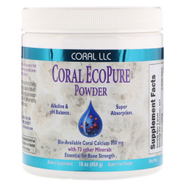 CORAL LLC, Coral EcoPure Powder, 16 oz (454 g)