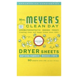 Mrs. Meyers Clean Day, салфетки для сушки волос, жимолость, 80 шт.