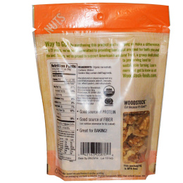 Woodstock, Натуральные орехи, половинки и целые, 5,5 унции (156 г)