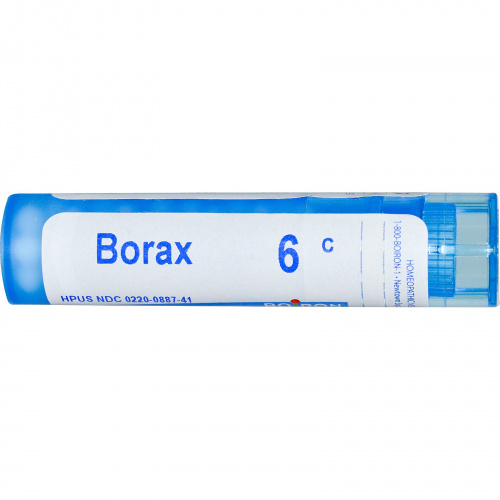 Boiron, Single Remedies, Тетраборат натрия, 6 C, прибл. 80 гранул