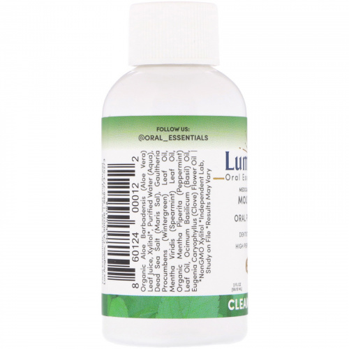 Lumineux Oral Essentials, Ополаскиватель для полости рта, Оригинальная формула, 2 унции (59,15 мл)