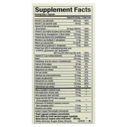 Natural Factors, Whole Earth & Sea®, мультивитамины для мужчин, 60 вегетарианских капсул