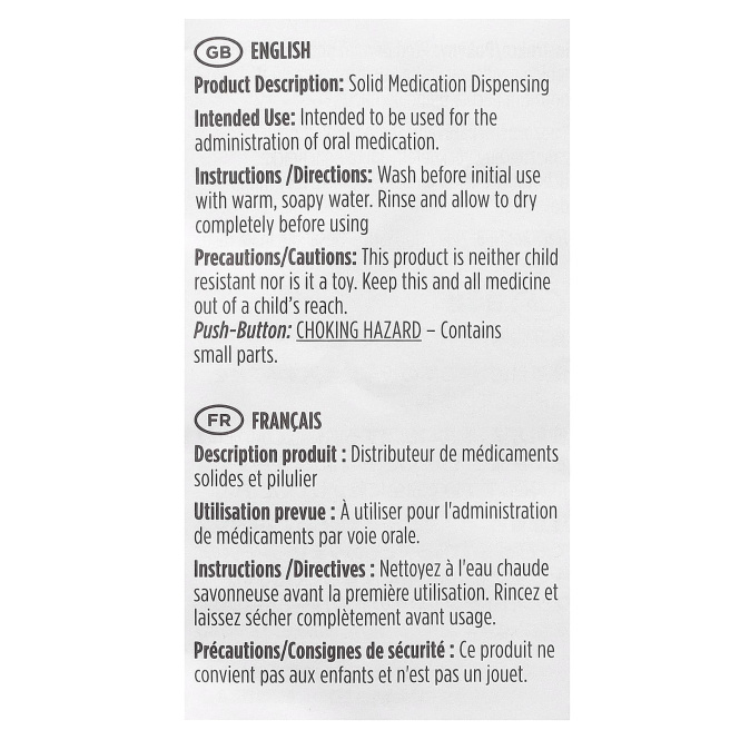 Ezy Dose, контейнер для таблеток, 3 шт.