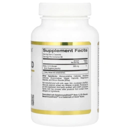 California Gold Nutrition, бета-глюкан 1-3D с Beta-ImmuneShield, 125 мг, 120 растительных капсул
