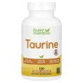 Super Nutrition, таурин, 120 растительных капсул (500 мг в 1 капсуле)