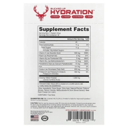 Bucked Up, Hydration™, клубничный лимонад, 18 пакетиков по 18 г (0,6 унции)