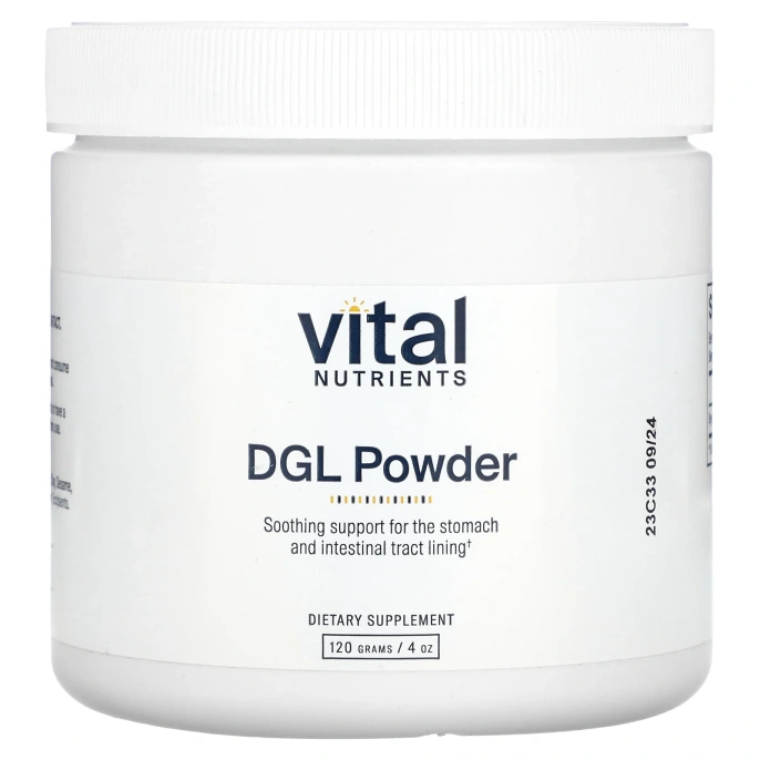 Vital Nutrients, DGL, порошок, 120 г (4 унции)