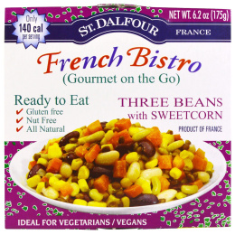 St. Dalfour, Французское бистро (Gourmet on the Go), три вида фасоли и сладкая кукуруза, 6 упаковок, 6,2 унции (175 г) каждая