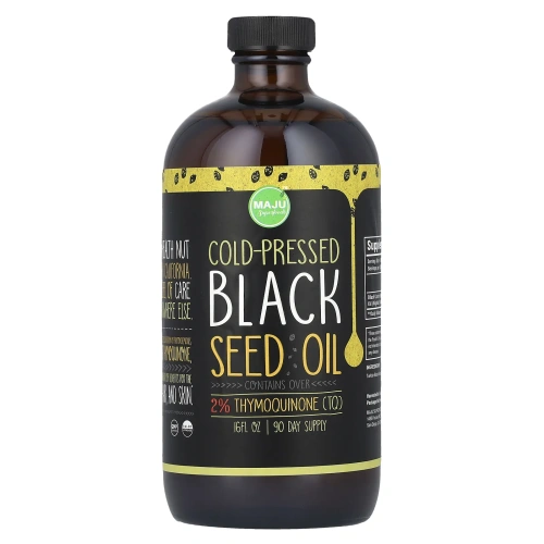 Maju Superfoods, Масло черного тмина, холодного отжима, 16 жидк. унц.