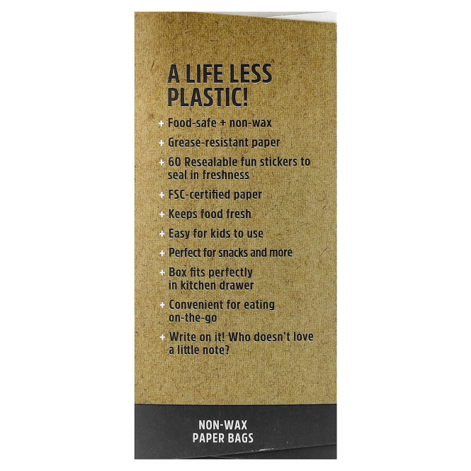 Lunchskins, бумажные пакеты для снеков, мишки, 50 шт.