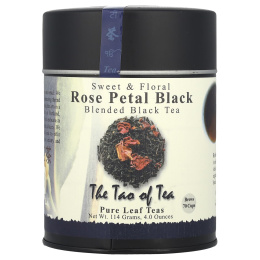The Tao of Tea, Sweet & Floral, смешанный черный чай, черная роза, 114 г (4 унции)
