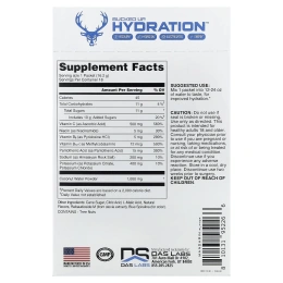 Bucked Up, Hydration™, Polar Blue, 18 пакетиков, 16,2 г (57 унций) каждый
