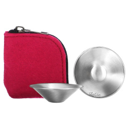 LaVie, Успокаивающие серебряные чашки для кормления, средство для здоровья, размер 2, набор из 3 предметов