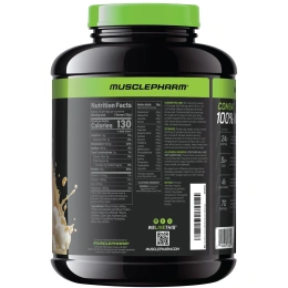 MusclePharm, Combat® 100%, порошок из сывороточного протеина, со вкусом ванильного мороженого, 2,24 кг (5 фунтов)
