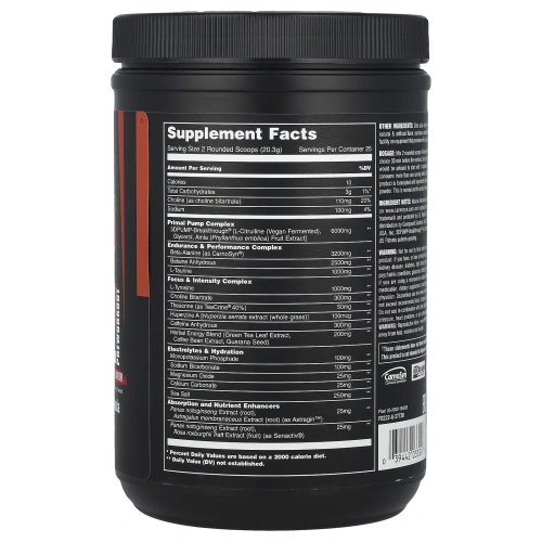 Animal, Animal Primal Preworkout Фруктовый пунш 507,5 грамма