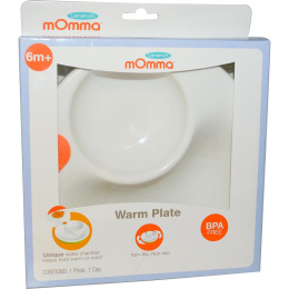 Lansinoh, mOmma, теплая тарелка, цвет зеленый, 1 тарелка, 1 чашка