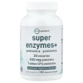 Micro Ingredients, Super Enzymes+, ферменты, 240 вегетарианских капсул