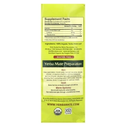 EcoTeas, йерба мате, «зеленая энергия», без копчения, 454 г (16 унций)