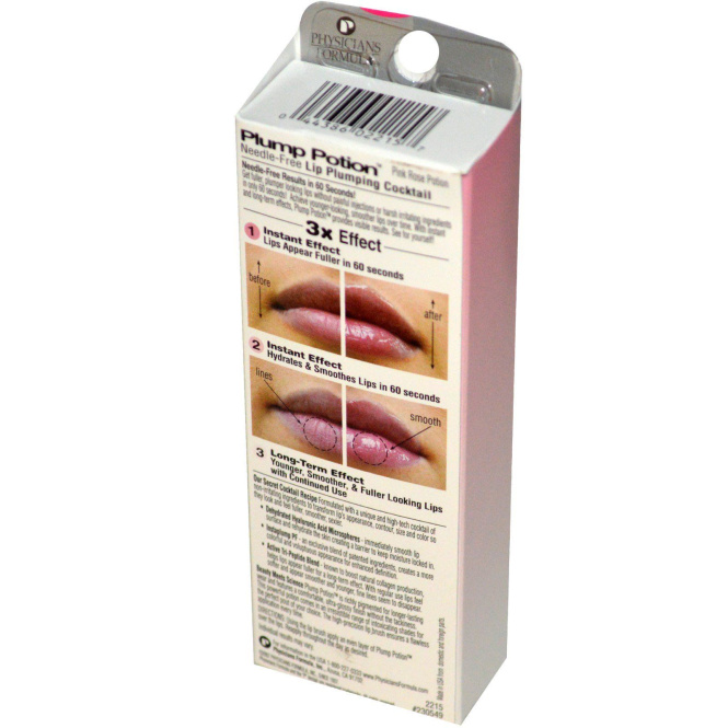 Physicians Formula, Бальзам для объемных губ, розовый, 0,1 унции (3 г)