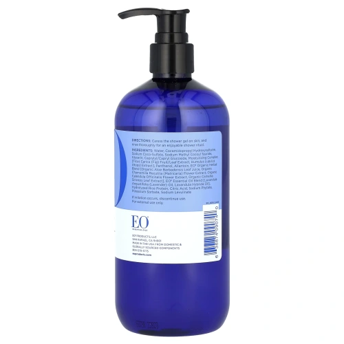 EO Products, Успокаивающий гель для душа, французская лаванда, 16 жидких унций (473 мл)