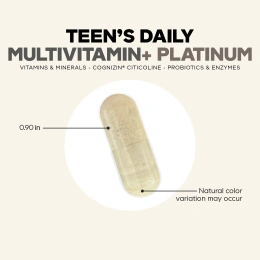 Codeage, Teen Multivitamin+, Platinum, 60 растительных капсул