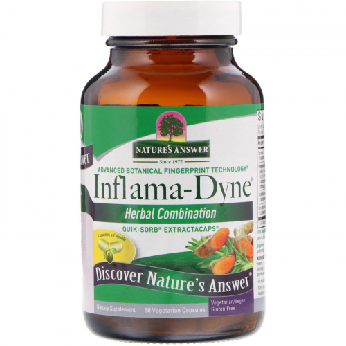 Nature's Answer, Inflama-Dyne, Herbal Combination, 90 Vegetarian Capsules