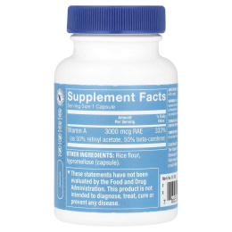 The Vitamin Shoppe, Dry A, 3000 мкг (10 000 МЕ), 100 капсул