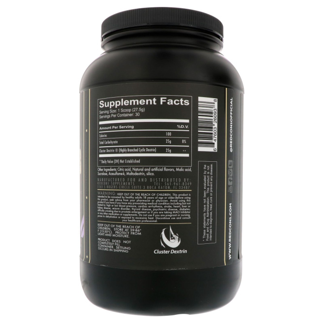 Redcon1, Кластерная бомба для углеводов, виноград, 825 г