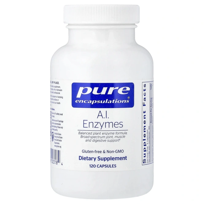 Pure Encapsulations, A.I. Enzymes, 120 Capsules