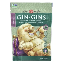 The Ginger People, Gin Gins®, жевательные таблетки с имбирем, оригинальный, 84 г (3 унции)