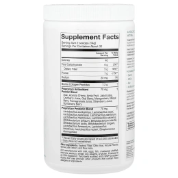 Solumeve, Radiant Beauty, порошковая смесь для напитков с экологически чистым коллагеном, пробиотиками и суперфруктами, с цитрусовым вкусом, 454 г (16 унций)