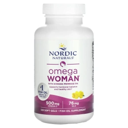 Nordic Naturals Omega Woman с маслом примулы 830 мг, 120 гелевых капсул