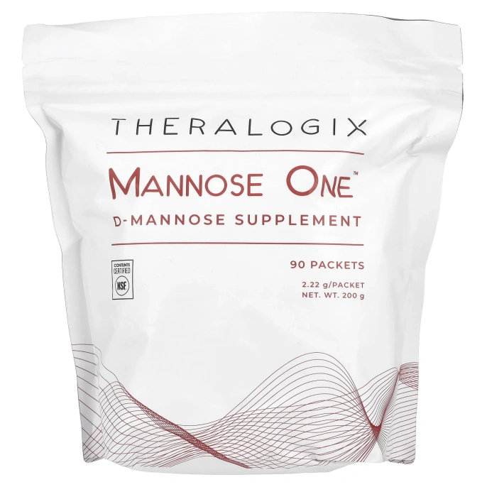 Theralogix, Манноза 1, 90 пакетиков (2,22 г) каждый
