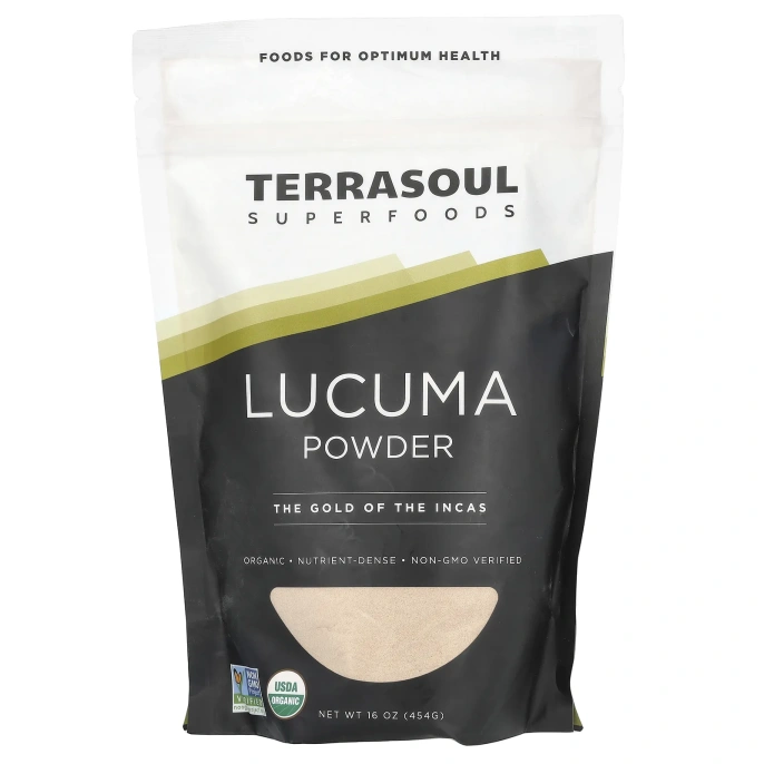 Terrasoul Superfoods, Порошок лукумы, золото инков, 16 унций (454 г)