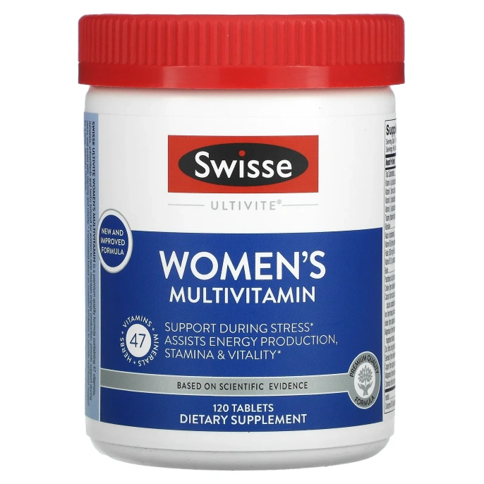 Swisse, Women's Ultivite, мультивитамины, 120 таблеток
