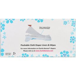 Charlie Banana, Тканевые подгузники-пеленки и салфетки, 100 штук