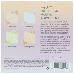 Wet n Wild, Палетка хайлайтеров MegaGlo, 5,4 г каждого цвета