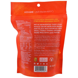 Lotus Foods, Рисовые крекеры араре, с соусом шрирача, 5 унций (142 г)