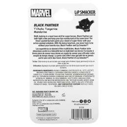 Lip Smacker, Бальзам Marvel Superhero, Black Panther, мандарин, 4 г