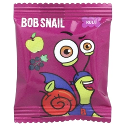 Bob Snail, Fruit Rolls, яблоко и черная смородина, 10 пакетиков по 10 г (0,35 унции)