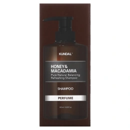 Kundal, мед и макадамия, шампунь, белый мускус, 500 мл (16,90 жидк. унции)