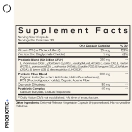 Codeage, Probiotic+, 30 растительных капсул
