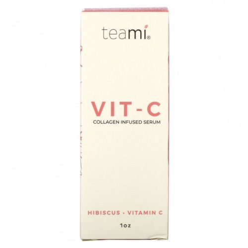 Teami, Vit-C, сыворотка с витамином C и коллагеном, 30 мл (1 унция)